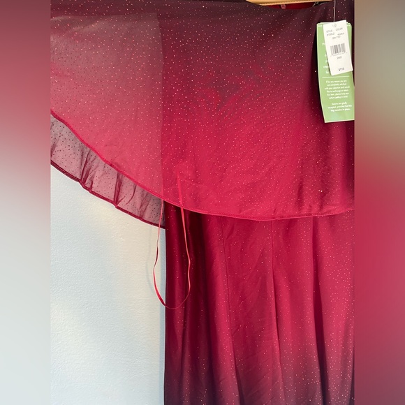 New!Danny & Nicole Womens Short Sleeve Ombre Midi Fit + Flare Dress size 24W - Picture 3 of 6